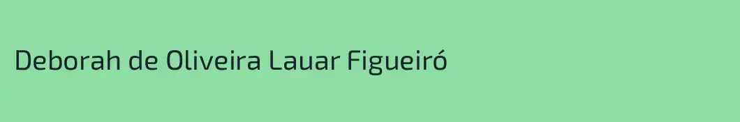 Deborah de Oliveira Lauar Figueiró